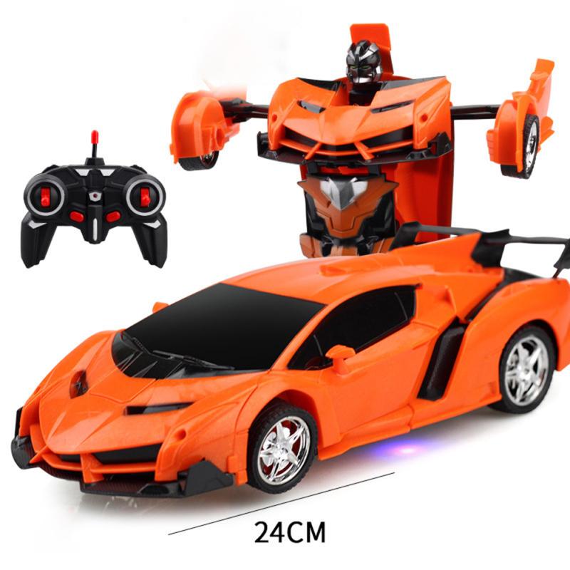 1:18 Remote Control Transforming Car Induction Transforming Robot Rc Car Children Racing Car Model
