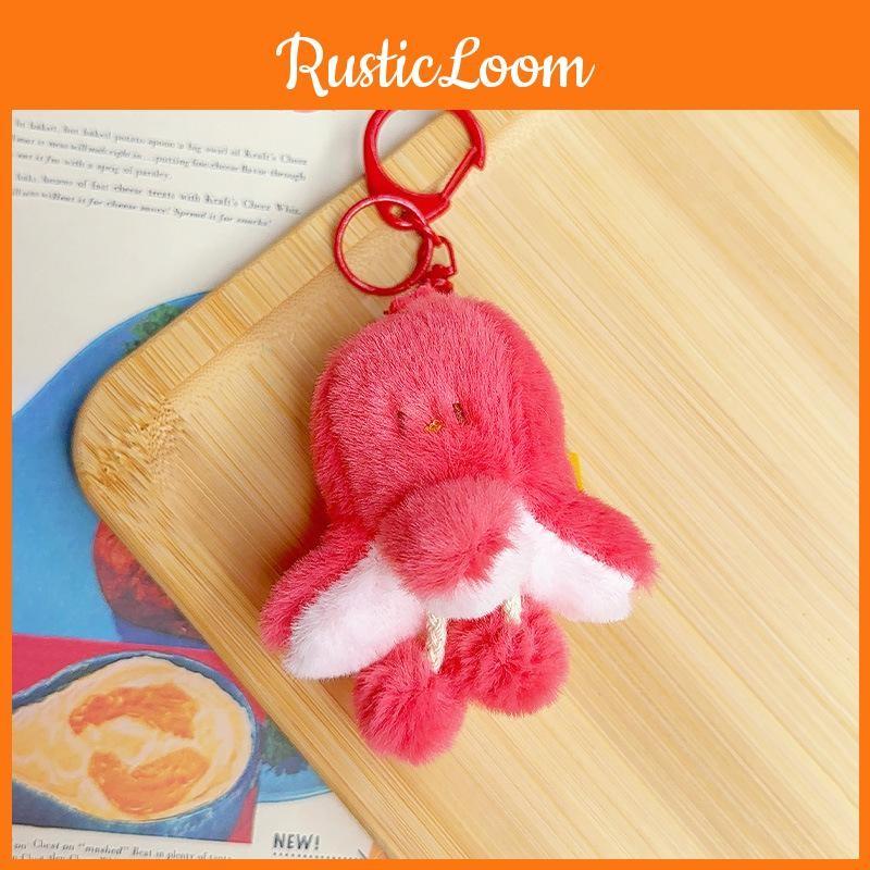 Octopus Hand Grabbed Pancake Plush Keychain Backpack Pendant Decoration Gift