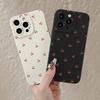 Милый Чехол с Вишнями в Стиле Ins Для iPhone 17 16 14 15 13 12 11 Pro Max X XR XS 7 8 15 16 SE 2020 Ударопрочный Силиконовый Мягкий TPU Чехлы