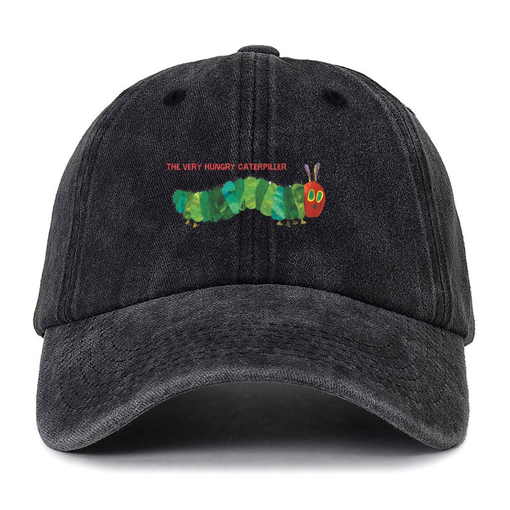The Very Hungry Caterpillar Printed Cap Retro Aesthetic Music sun helmet Vintage Style Unisex baseball cap