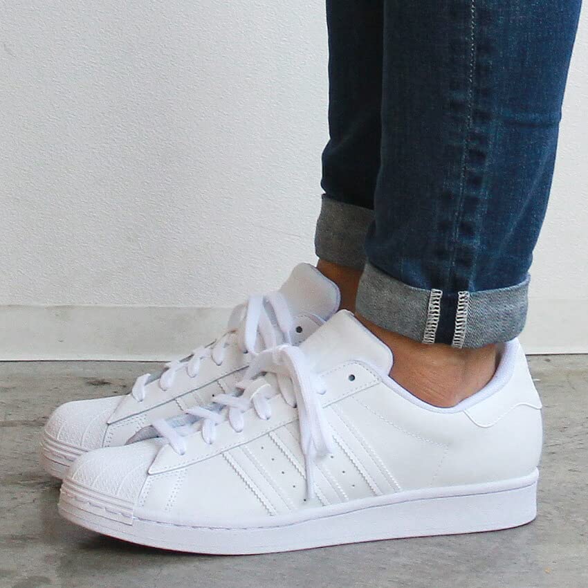 Adidas Originals Superstar UK Size White Men's Low-Top Sneakers, 6.5 (25cm), EG4960, [Used]