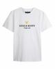 Мужская футболка Lyle & Scott Club с коротким рукавом и круглым вырезом : Белая унисекс футболка