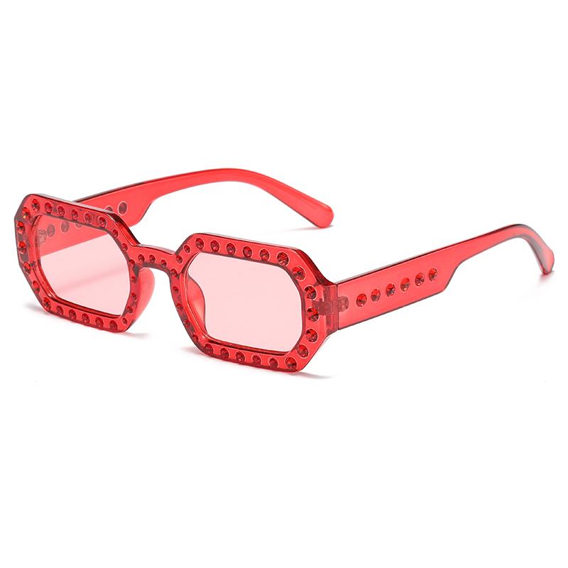 2 шт. Модные квадратные солнцезащитные очки для женщин и мужчин, толстая оправа, дизайн с двойной переносицей, очки, женские шикарные многоугольные солнцезащитные очки UV400