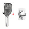 8 Modes Turbo Pressurized Shower Head 12cm Large Panel Water Saving Showerheads Explosion-proof Thickened ABS Filter Shower Head