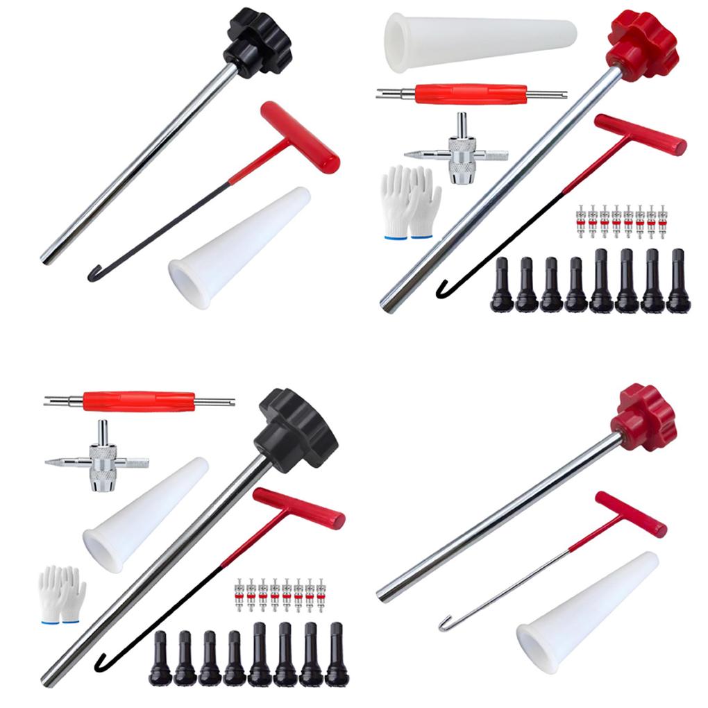 Набор инструментов для вентилей шин Легкая разборка Улучшенный контроль Для автомобилей Квадроциклов и Велосипедов Мотоциклов