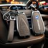 Для чехла-брелока Changan Unik Cs35Plus Cs55 Plus Cs75 Plus Oshan X7 X5 Сумка для автомобильного ключа Кожа козы Цинковый сплав Кожаная защитная C