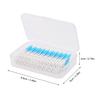 160pcs Double-ended Toothpick Soft Silicone Tooth Picks Dental Floss Interdental Brush Teeth Stick Dental Hygiene Tools