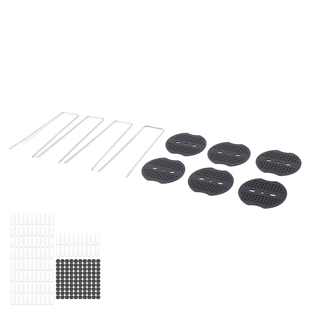 100 шт. U-образные скобы для крепления к земле из оцинкованной стали с буфером