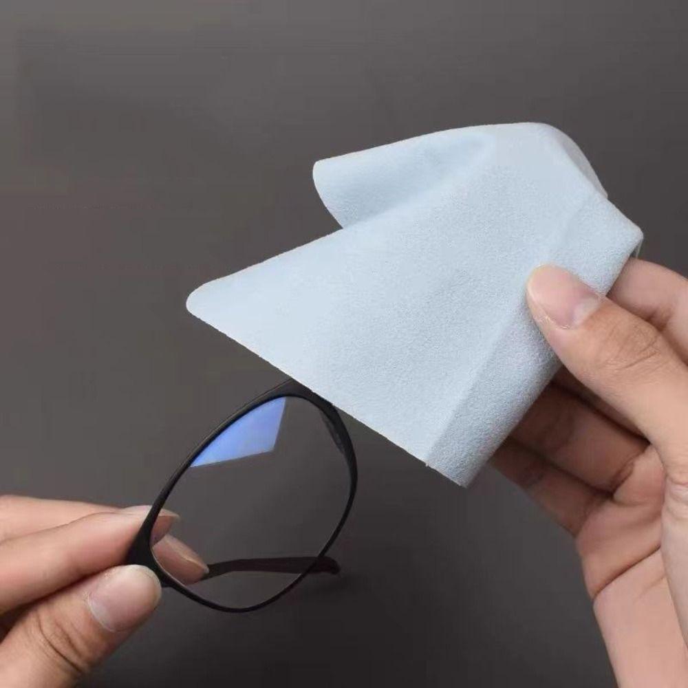 Microfiber Glasses Cleaner Solid Color Cleaning Wipes Simple Glasses Cloth Phone Screen