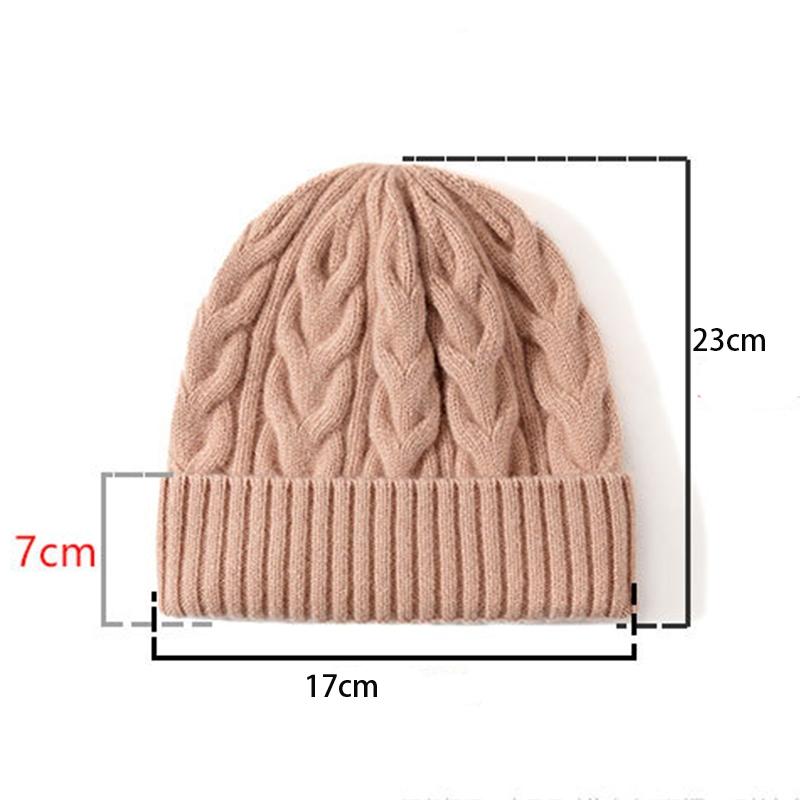 Большая талия осень и зима новая вязаная шапка мужская шапка теплая женская шапка хлопковая шерстяная шапка утолщенная жареная крутка из теста корейская холодная шапка