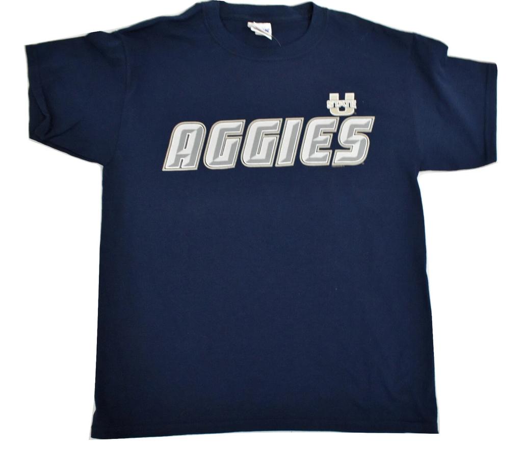 OVB Youth Boys NCAA USU Utah State Aggies Shirt NWT M, L