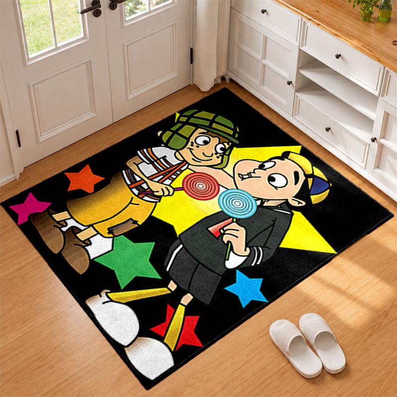 El chavo Carpet Door Mat for Living Room or Bedroom Protective Mat Under Chair Office Decoration Christmas Gift Birthday Present