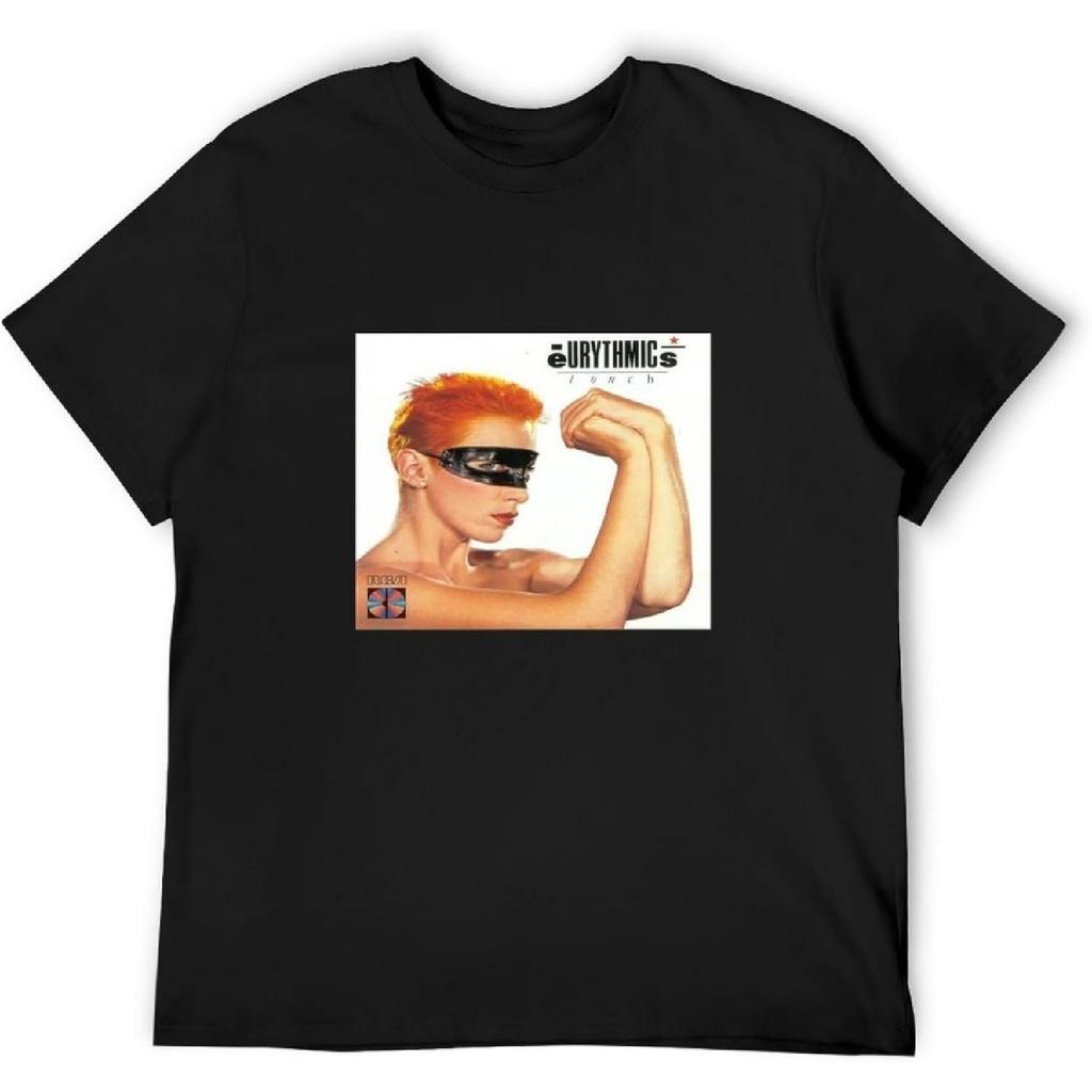 DALIBANG Eurythmics T Shirt Touch Vinyl Cd Cover Men's T-Shirt Black