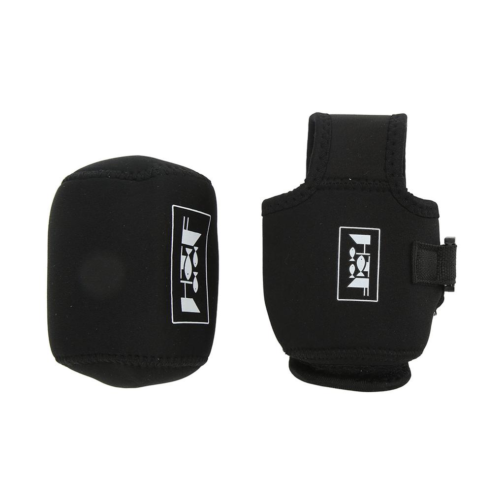 2PCS Fishing Reel Cover Neoprene Impact Resistant Elastic Fishing Reel Pouch for Outdoor