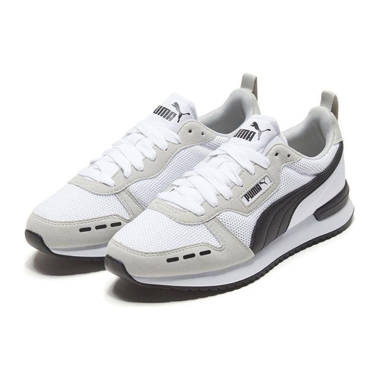 Puma Кроссовки унисекс R78 White Grey Violet Черные 373117-02