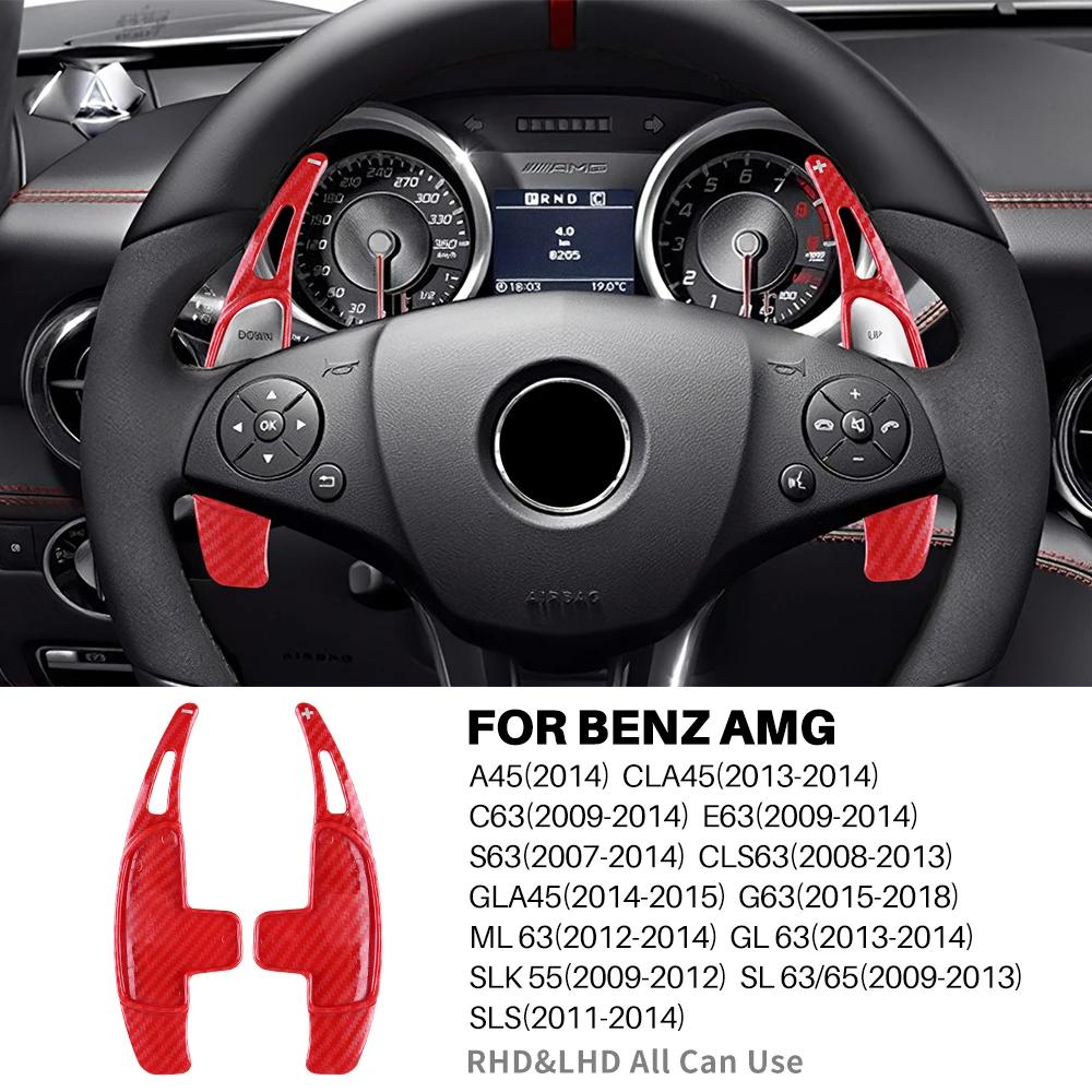 Carbon Fiber Steering Wheel Paddle Shift for Mercedes AMG A35 A45 C43 C63 E63 S63 S65 CLA G63 GLA GLC GLB GLE