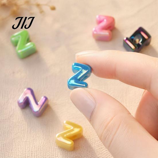 Alphabet Beads Kit 5Pcs DIY Acrylic Bubble Letter Beads, Colorful Large for Handmade Craft Accessories Jewelry Crafts Making, Spacer Crafting Projects