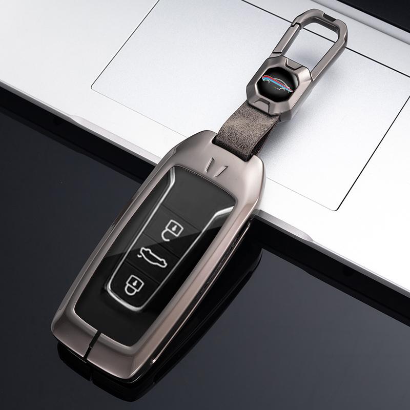 3 кнопки металлические ключевые корпусы цинка для Volkswagen Touareg 2018 - 2021 Smart Remote Clease 360 °