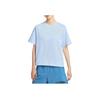 Sportswear Essential Simple Versatile Comfortable Skin-Friendly Moisture-Wicking Short Sleeve T-Shirt Women Tops Purple Blue DD1238-423
