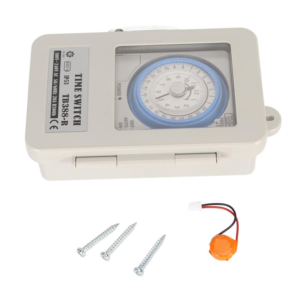 Mechanical Time Switch Multi Function Timer Control Switch for Home Kitchen 100‑240V AC