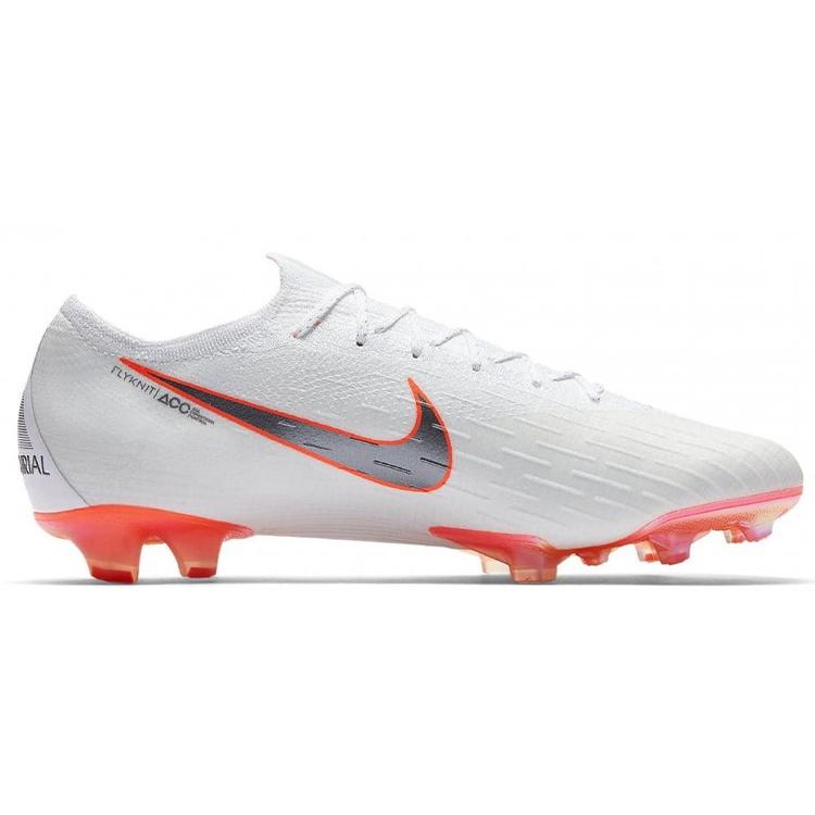 Nike Mercurial Vapor 12 Elite Fg 'White Grey Orange' Men's AH7380-107
