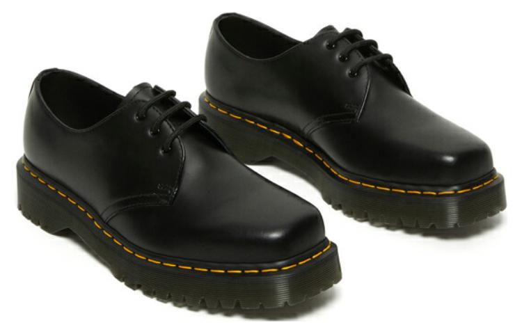 Мужские кроссовки DR.MARTENS Dr. Кожаные оксфорды Dr. Martens 1461 Bex с квадратным носком 'Черный'