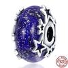Charm Plata De Ley 925 Suitable Bracelet 925 Sterling Silver Kitten Galaxy Series Beaded Women's Diy Jewelry