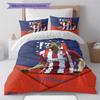 Atleti Bedding Quilt Set Quilt Cover Pillowcase Home Decoration Birthday Gift (1 * duvet cover + 2 * pillowcase, without core)