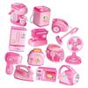 12 Pieces Mini Flash Kitchen Home Appliances Set Toys for Kids Pretend Play