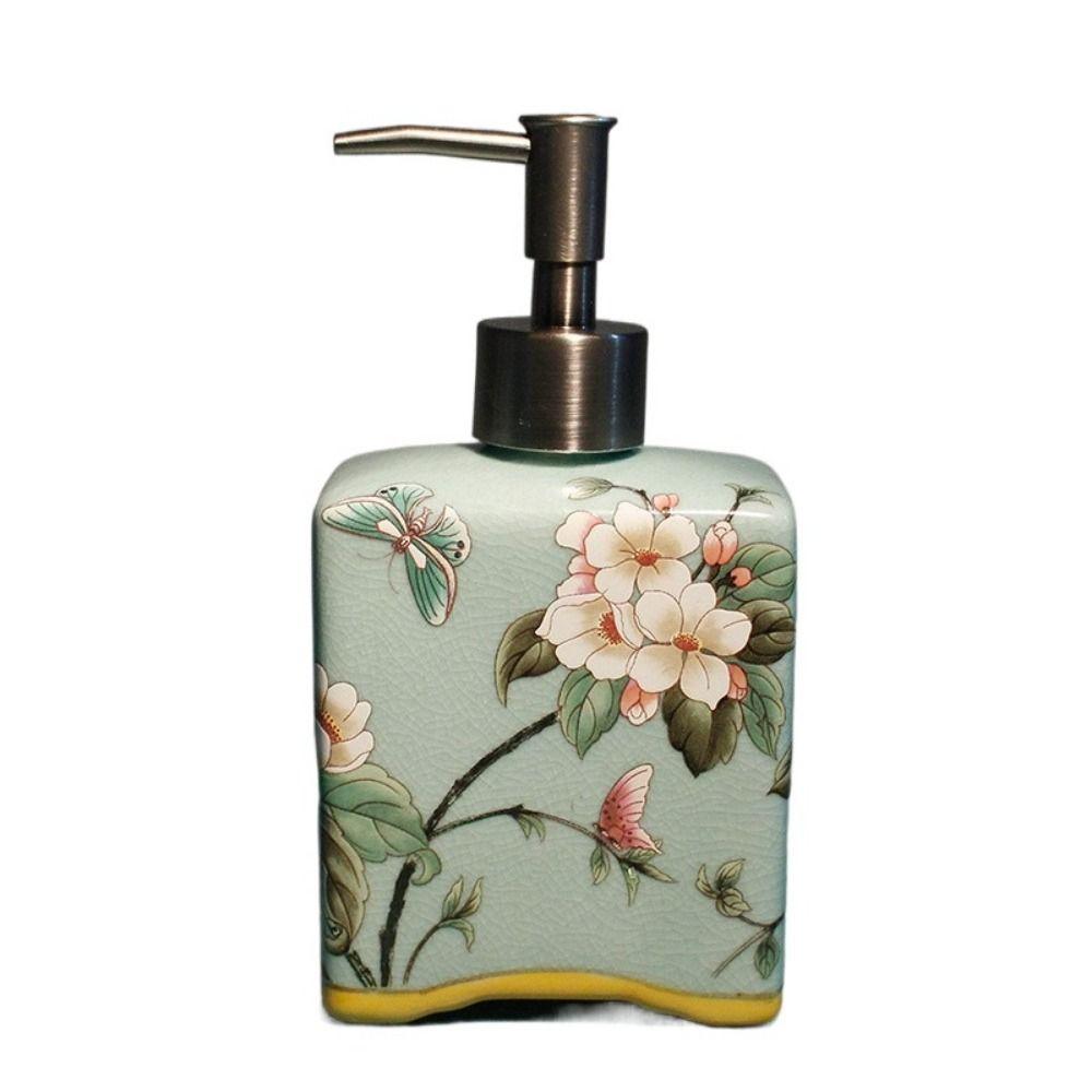 Refillable Hand Soap Dispenser Chinese Style Lotion Pump Bottles Shampoo Container  Home