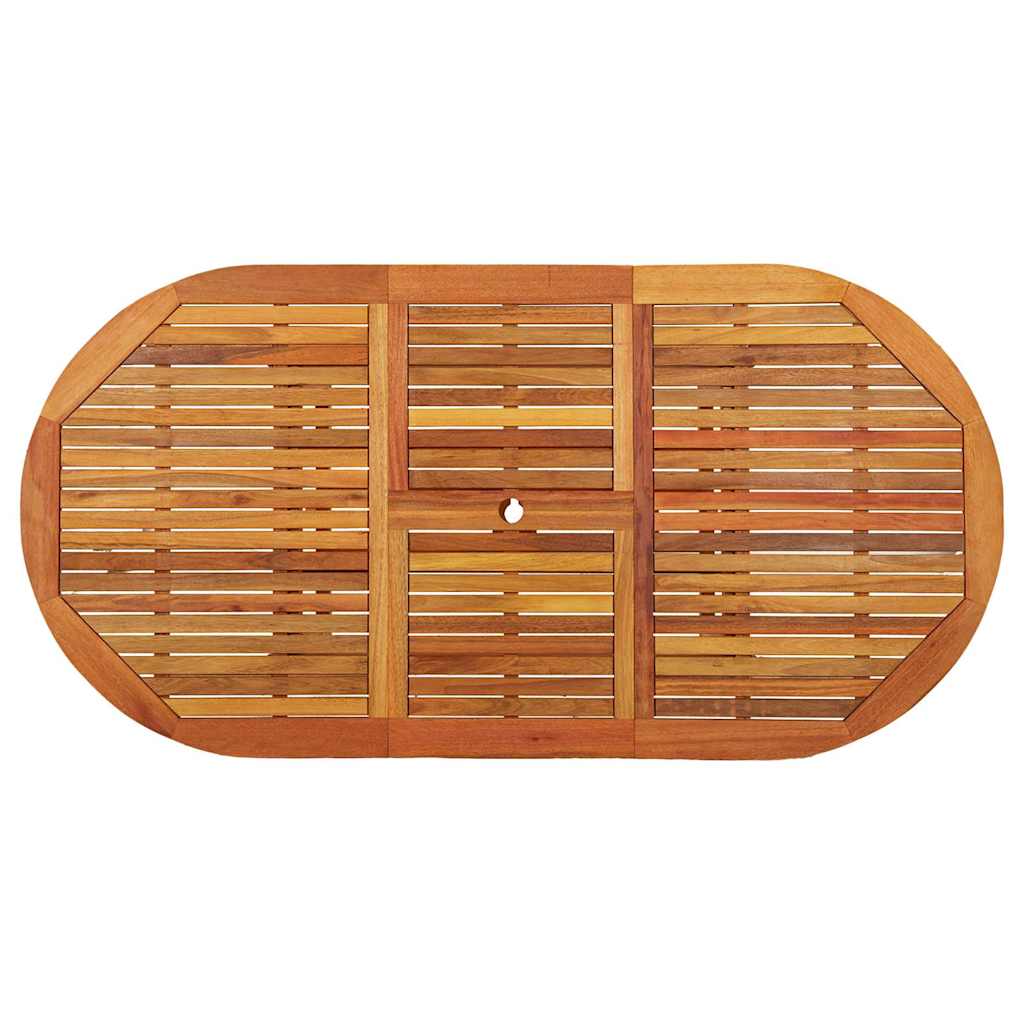 vidaXL Gartentisch 200x100x75 cm Massivholz Eukalyptus