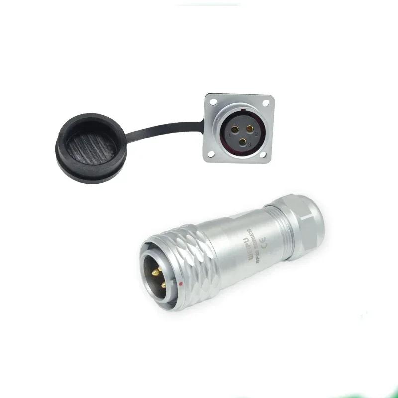 WEIPU SF20 SF2010/P SF2013/S Panel Seat IP67 Waterproof Automotive Circular Connector 2 3 4 5 6 7 8 9 12 15Pin Charger Adapter