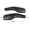 Interior Remodel Carbon Fiber Car Column Shift Knob Cover Decor Armor Steering Rod For Tesla Model 3 Y ABS