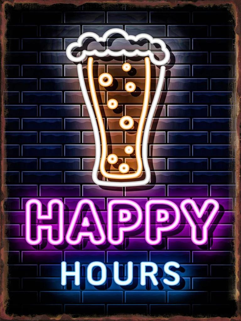 Neon Beer Bar Poster Metal Signs for Pub Home Bedroom Decor Tin Sign Decorative Plaques Painting Wall Aesthetical Decoration