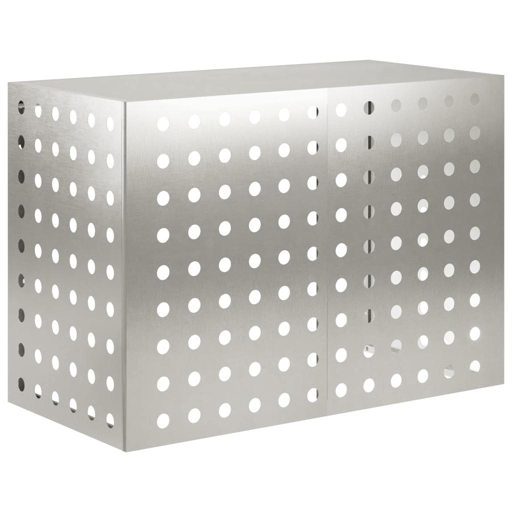 Air Conditioner Cover Silver 100 x 50 x 70 cm Stainless Steel