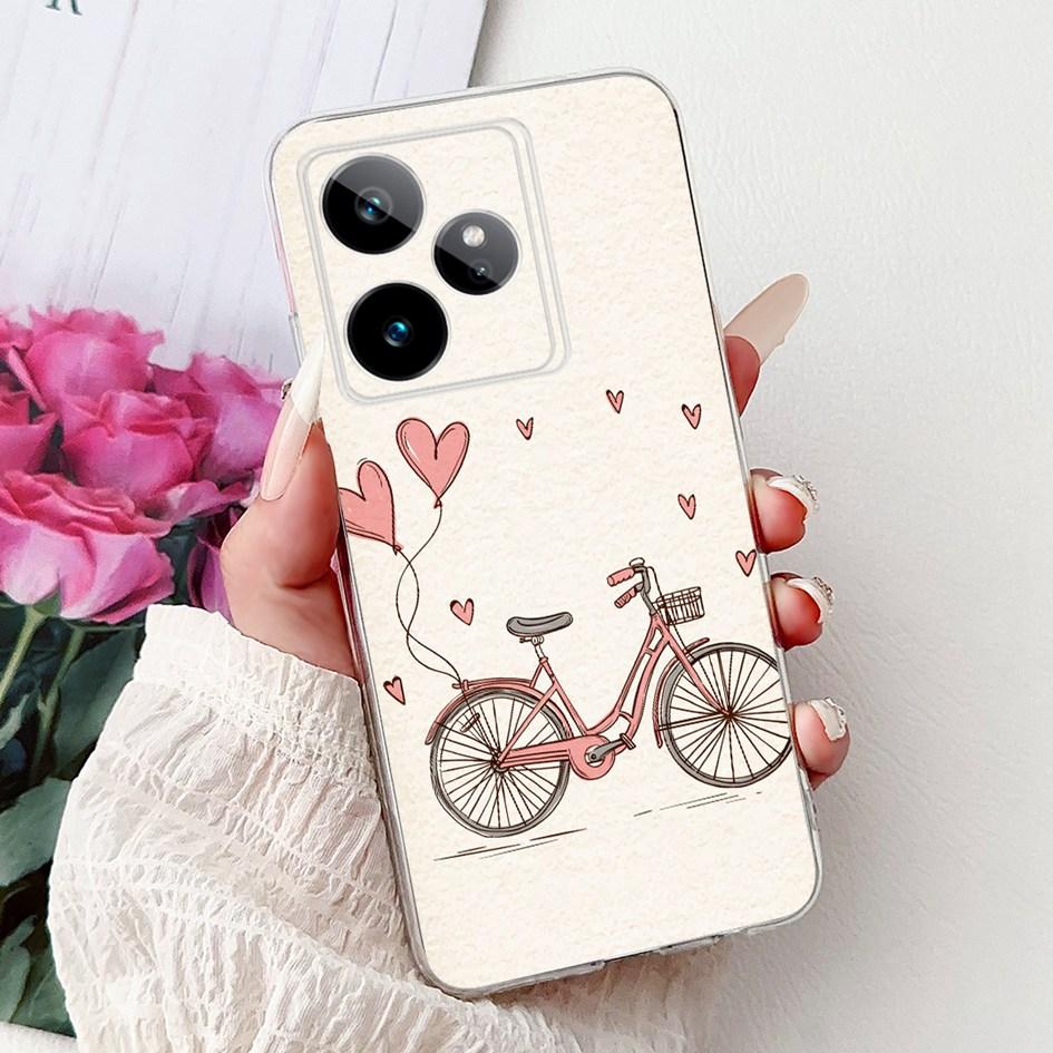 Чехол для Realme GT 7 7T 2025 Популярный Цветок Мягкий Прозрачный Силикон ТПУ Защитная Крышка Для Realme GT7 Pro RMX5011 Чехол-Ракушка для Телефона