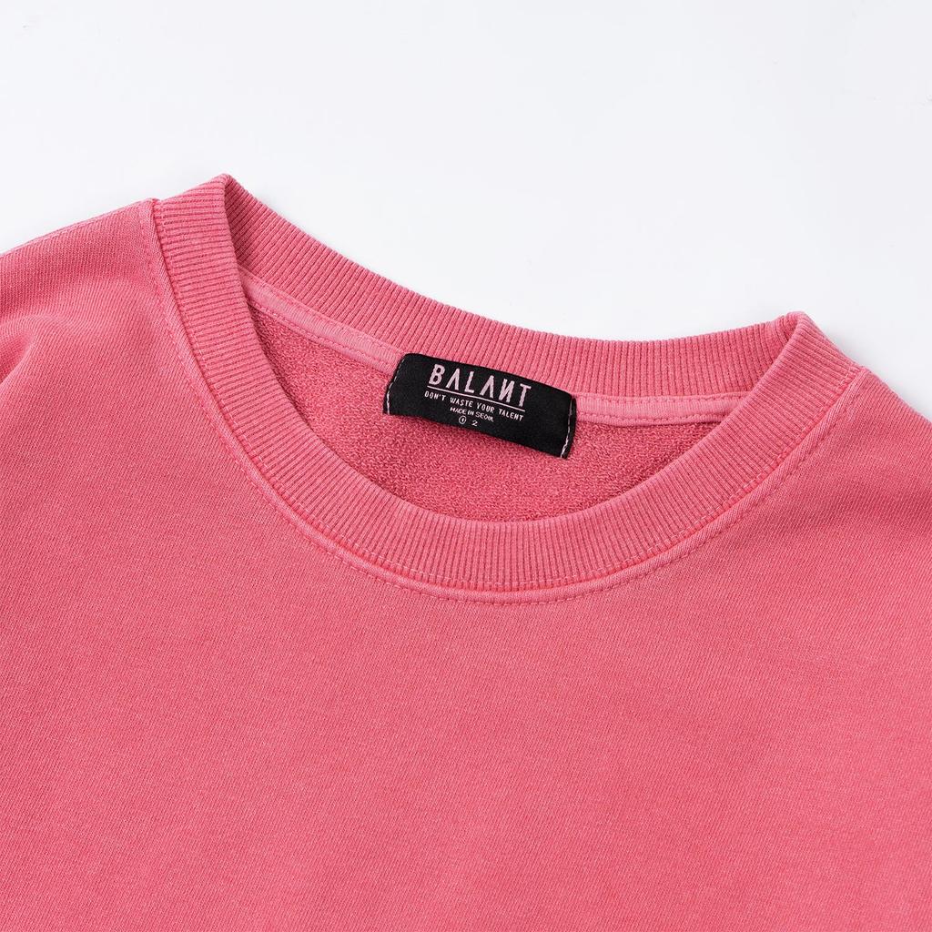 BALANT Pigment Ribbon Basic Suedeshirt - Pink