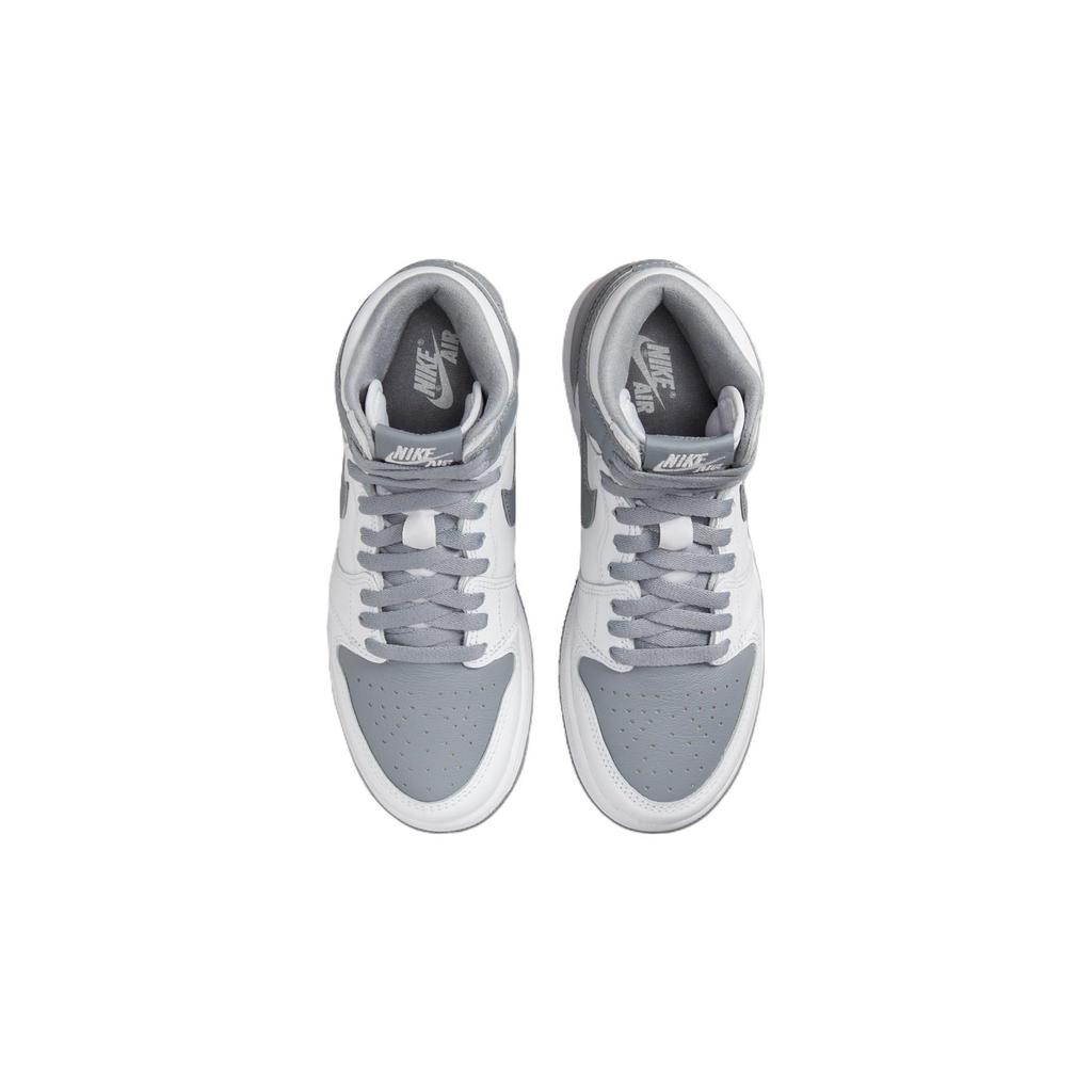 Кроссовки Air Jordan 1 Retro High OG GS Stealth Kids Белые 575441-037