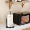 Vertical Tissue Holder Paper Towel Stand with Anti-Slip Weighted Base Kitchen Countertop Freestanding Paper Towel Rack