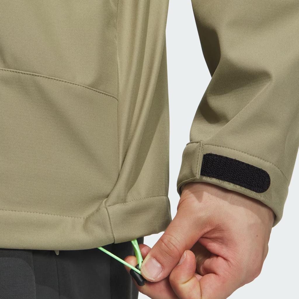 Adidas FW24 M Tran Jacket 2 Water Resistant Sports Casual Loose Fit Hooded Jacket Men Jackets Green JM9155