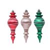 2 Boxes Festival Plastic Hanging Decorations Colorful Painted Irregular Tapered Design Christmas Decoration For Indoor Outdoor Party
