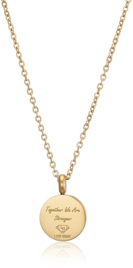 LION HEART Мужское парное ожерелье 04N158SG