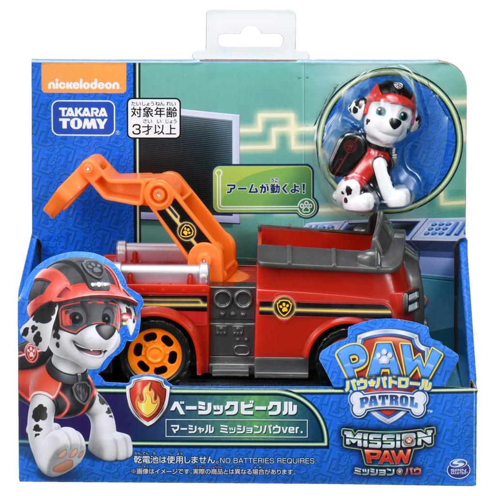 Paw Patrol Basic Vehicle Marshall Paw (Mission Ver.)