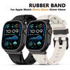 Мужской силиконовый ремешок для Apple Watch Ultra 3 2 1 49 мм Мягкий спортивный ремешок для Iwatch 11 10 9 8 7 6 5 4 Se3 46 мм 44 мм 45 мм Браслет