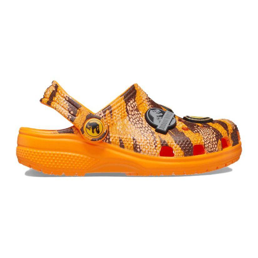 Crocs Кроссовки Jurassic World x Classic Clog Toddler Orange Zing Baby 208848-83A
