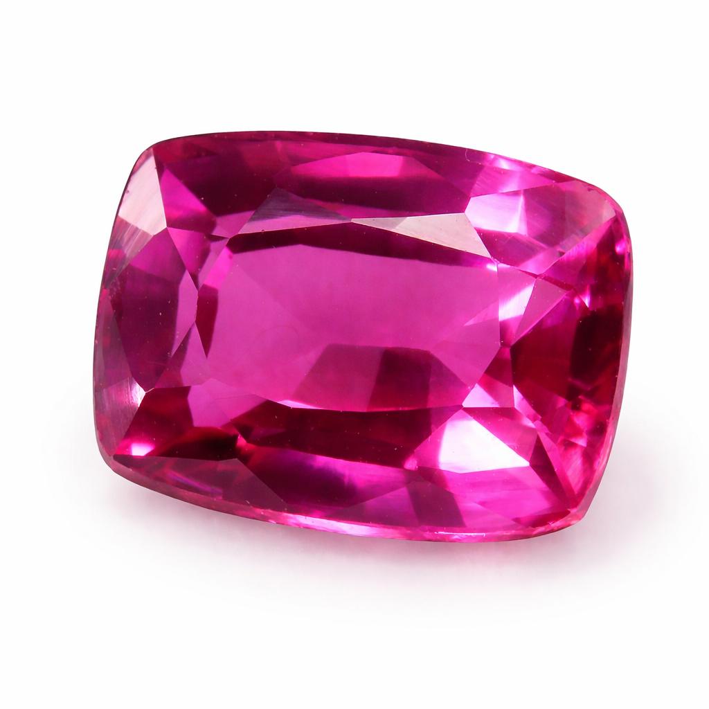 Natural Pink Ruby Loose Gemstone 9.56 ct Quality Cushion Cut for Jewelry Making and Gem Collections