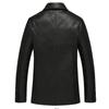 Leather Jacket Men Soft PU Male Business Casual Coats Man Jaqueta Masculinas Inverno Couro Large Size XXXL 4XL
