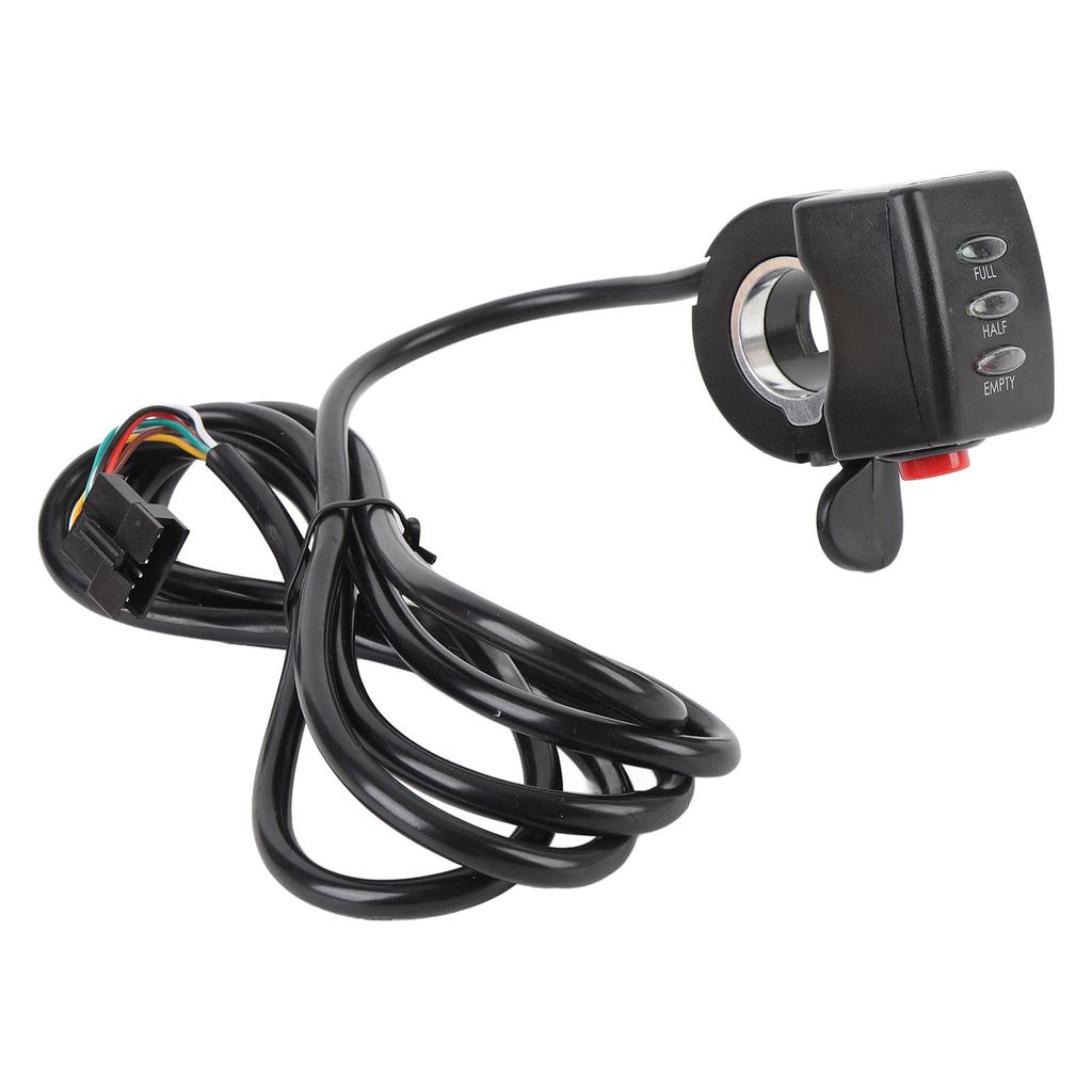 Electric Thumb Throttle Speed Controller 48V 15DX Finger Throttle Accelerator with Power Indicator
