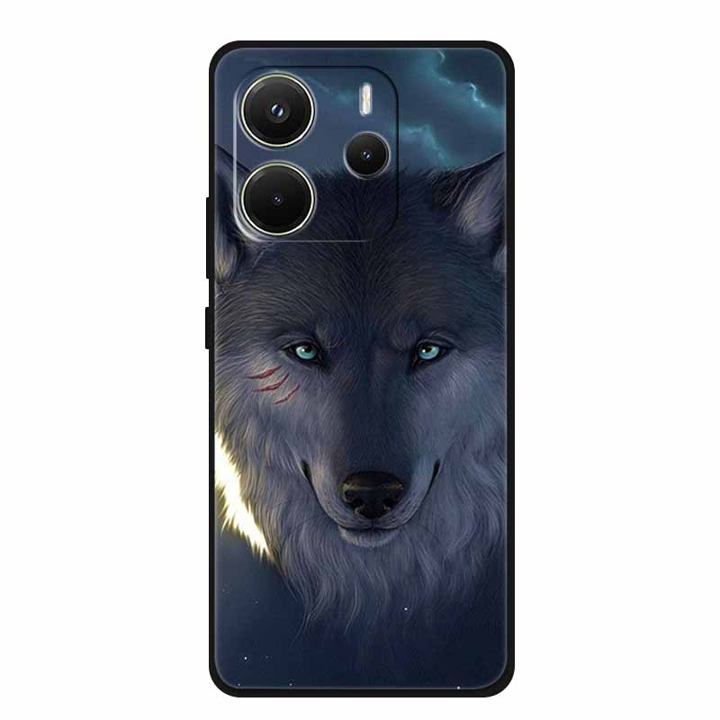 Для Xiaomi Redmi Note 14 4G Global Чехол Роскошный ТПУ Мягкий Силиконовый Чехол Чехлы для Телефона для 24117RN76G Защитный Новый Бампер Funda