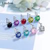 Lindon Fashion Copper Alloy Zircon Jewellery Drop Earrings For Women Wedding Party Gifts
